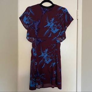 TOPSHOP Burgundy Dress US Size 6